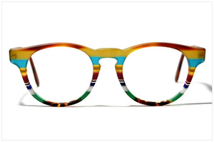 Occhiali artigianali multicolor - modello ONDA 5S by Pollipò