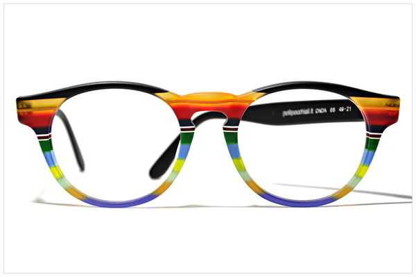 Pollipo Handmade Eyeglasses. Occhiali da Vista Artigianali. Tagged occhiali a righe colorati pollipostore by Pollipo
