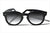 Handmade sunglasses. Occhiali da sole artigianali. P531-10 front view.