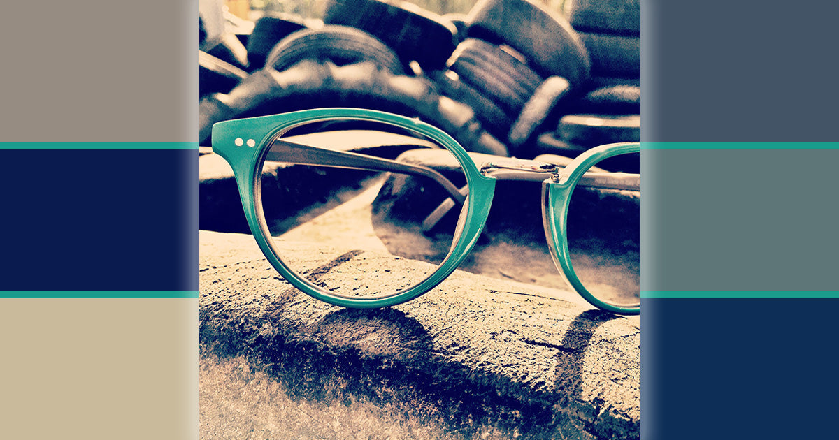 Occhiali artigianali colorati