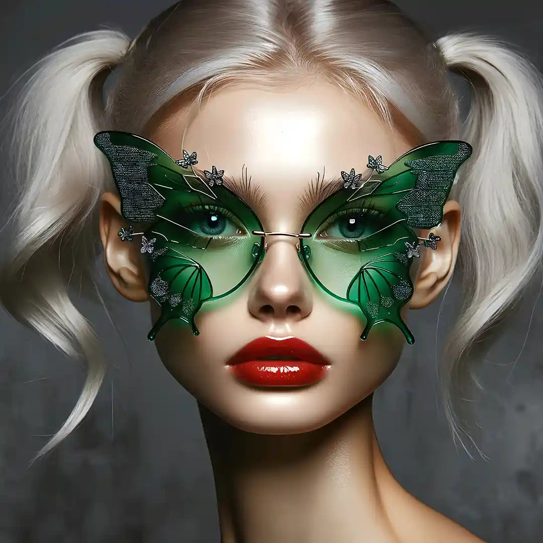 Occhiali a Farfalla che Incantano l'Anima
