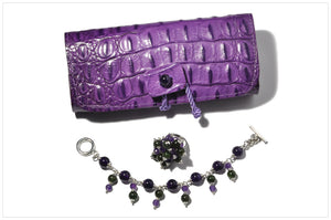 Compose BONNIEVALE. Ring - Bracelet - Jewel Clutch. Top down view