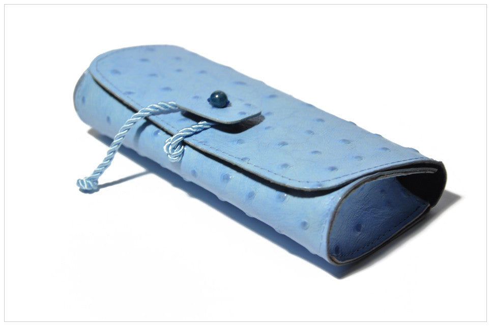 Jewel clutch. Pochette gioiello. Kerfis - side angle view.