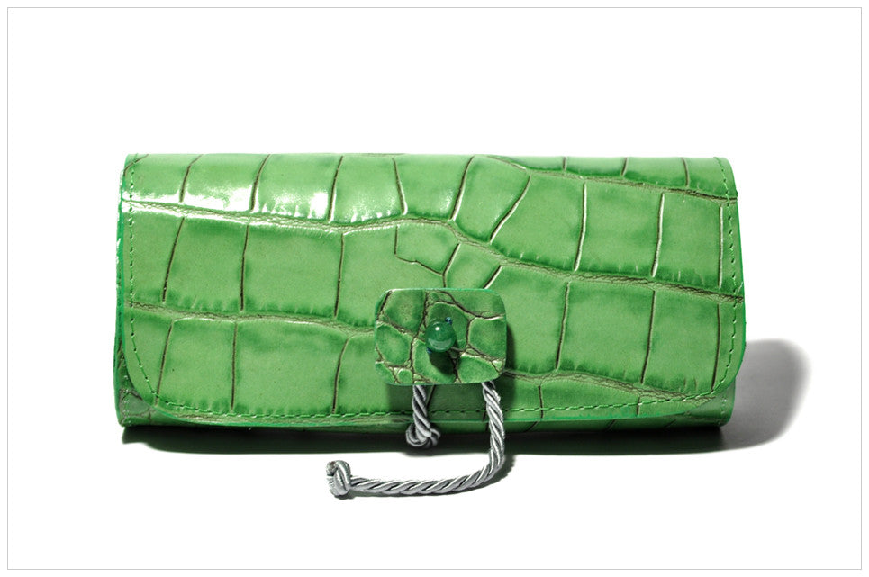 Jewel clutch. Pochette gioiello. Enthom - front view.