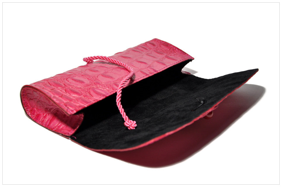 Pochette gioiello in vera pelle Erbedel di Pollipò