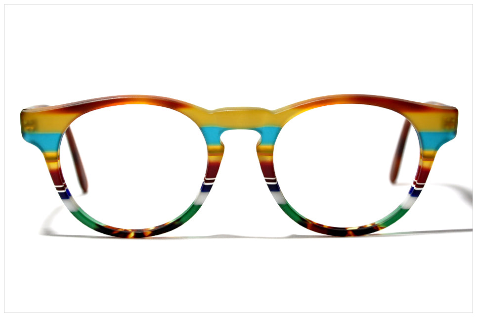 Occhiali artigianali multicolor - modello ONDA 5S by Pollipò