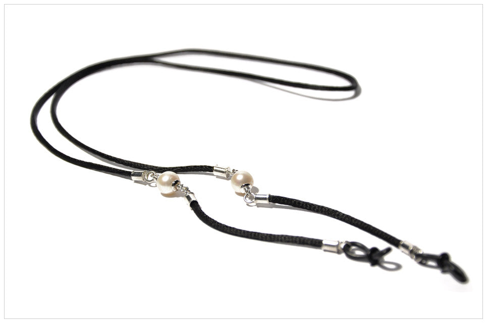 Pollipò P3294 pearl black - eyewear jewel chain