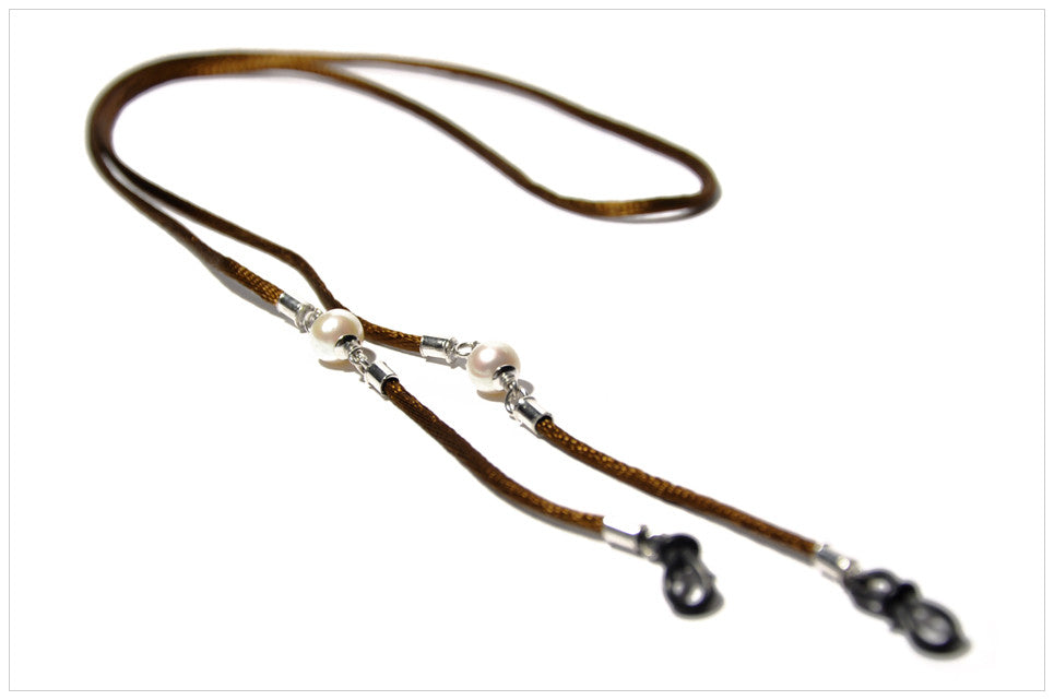 Pollipò P3294 pearl brown - eyewear jewel chain