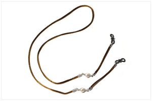 Pollipò P3294 pearl brown - eyewear jewel chain
