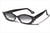 Handmade sunglasses. Occhiali artigianali. P472-10 side angle view.
