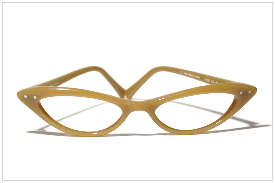 Handmade eyeglasses. Occhiali artigianali P498-30 front view.