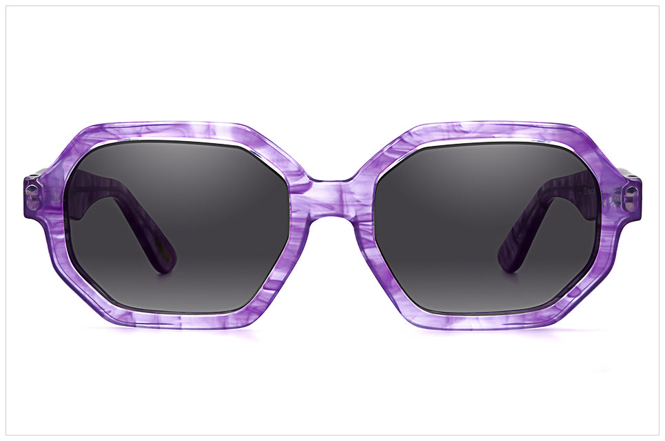 Occhiali da sole ottagonali in acetato - Pollipò P511