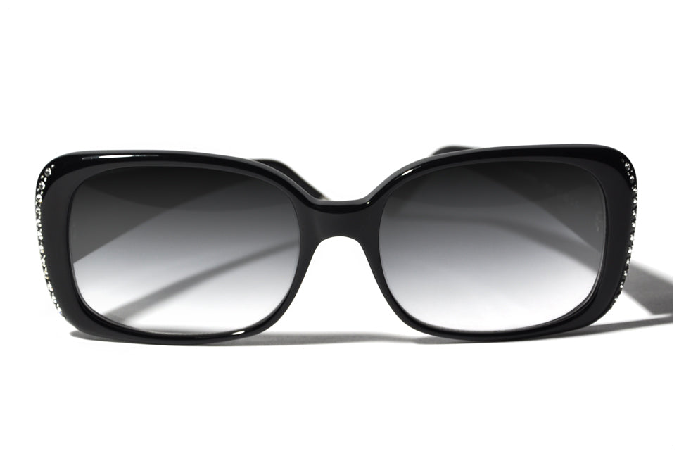 Handmade sunglasses. Occhiali artigianali. P519-10 front view.