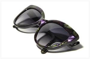 Compose BONNIEVALE. Handmade sunglasses P534-916 - top down view
