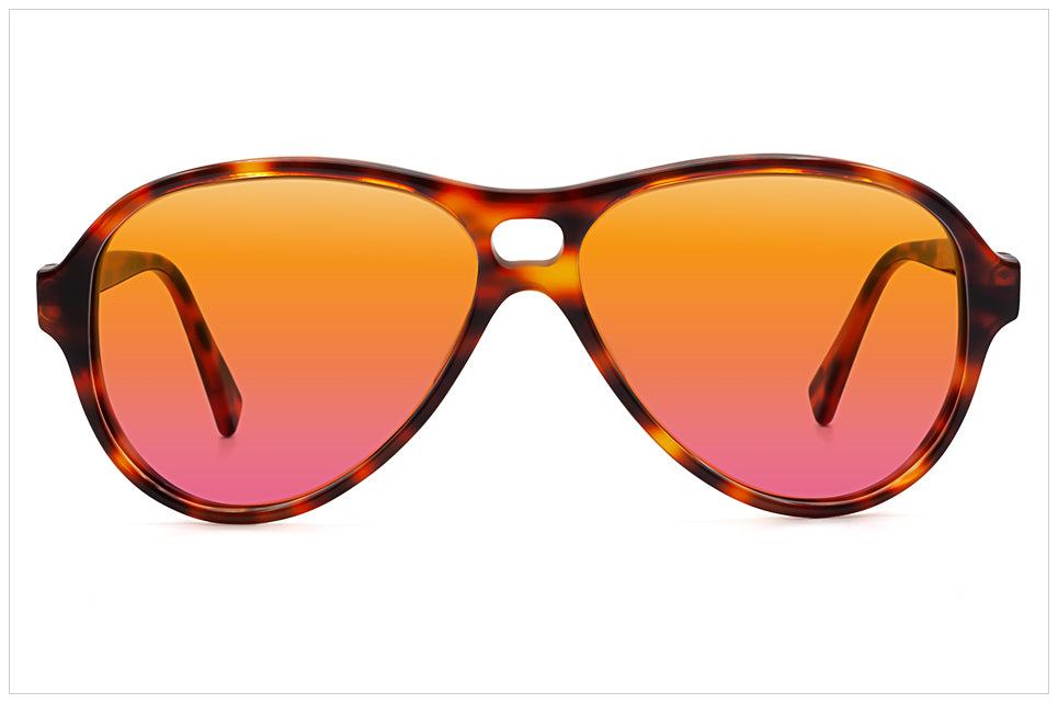 Occhiali da sole a goccia Pollipò P554 in acetato italiano