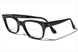 Handmade eyeglasses. Occhiali da vista artigianali. P566-10 side angle view.