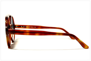 Stile n. 600 sole in color cognac 07 by Pollipò Occhiali - side view