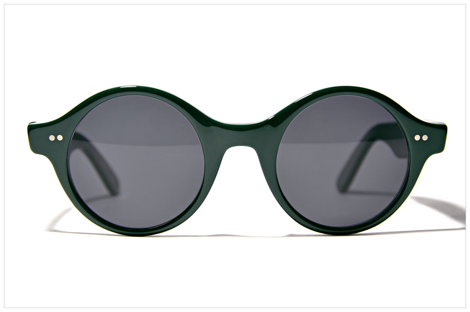 Occhiali tondi stile n. 615 California Green - Round sunglasses by Pollipò