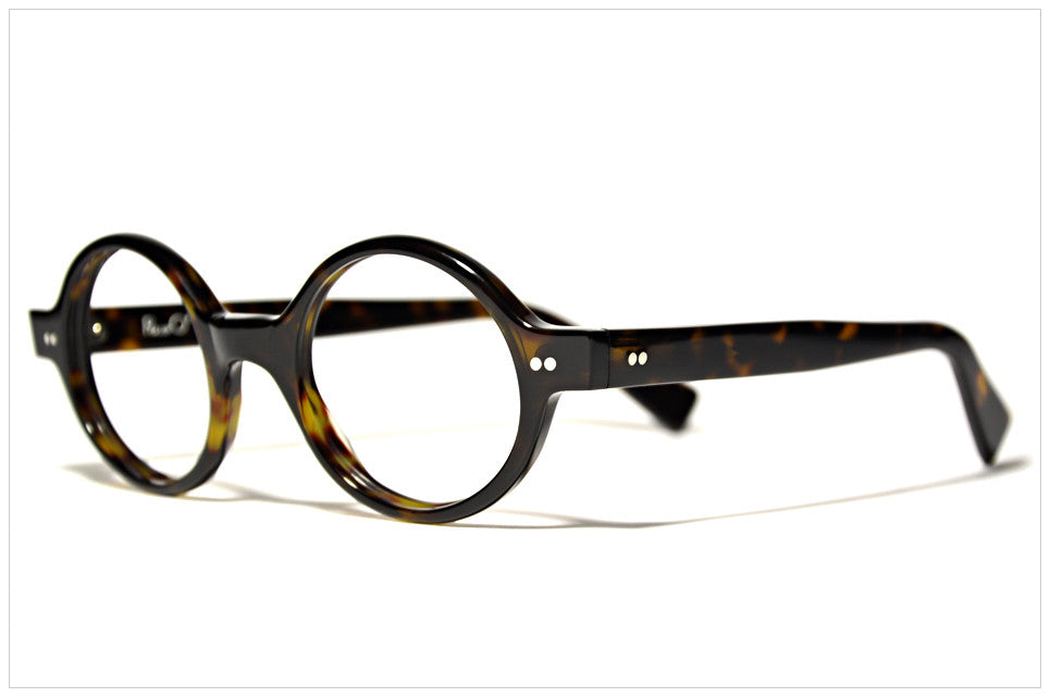 Occhiali fatti a mano in Italia / Eyewear handmade in Italy P619-4 - side angle view