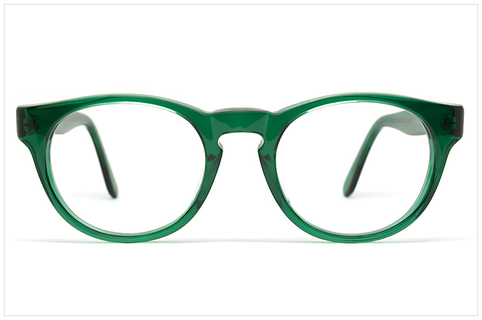 Occhiali in color verde handmade in Italy - Pollipò P620