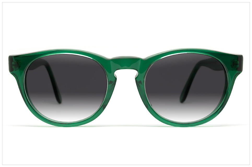 Occhiali da sole in acetato verde - Made in Italy Pollipò 620