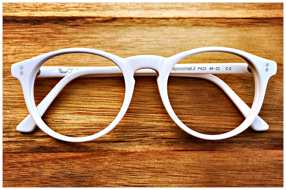 Occhiali bianchi - White Eyeglasses Pollipò P623
