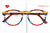 Occhiali a righe multicolor - Pollipò RICCIOLO - front view