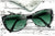 Occhiali da sole a farfalla in stile cat-eye - Stella style by Pollipò
